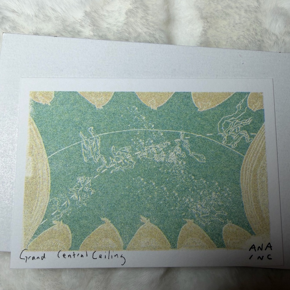 Mini Inciardi Art Print of Grand Central Ceiling